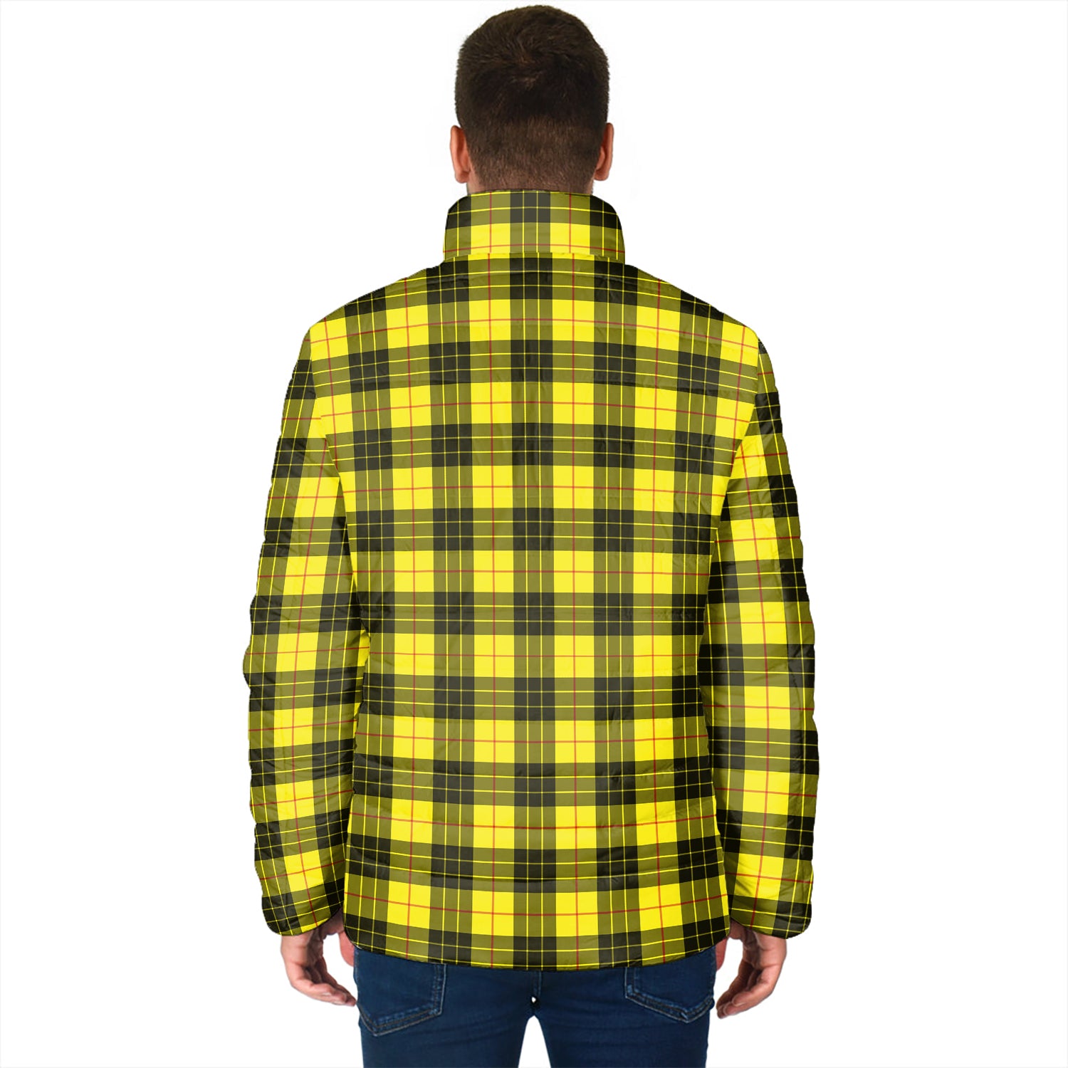 MacLeod (McLeod) Tartan Padded Jacket with Family Crest - Tartan Vibes Clothing