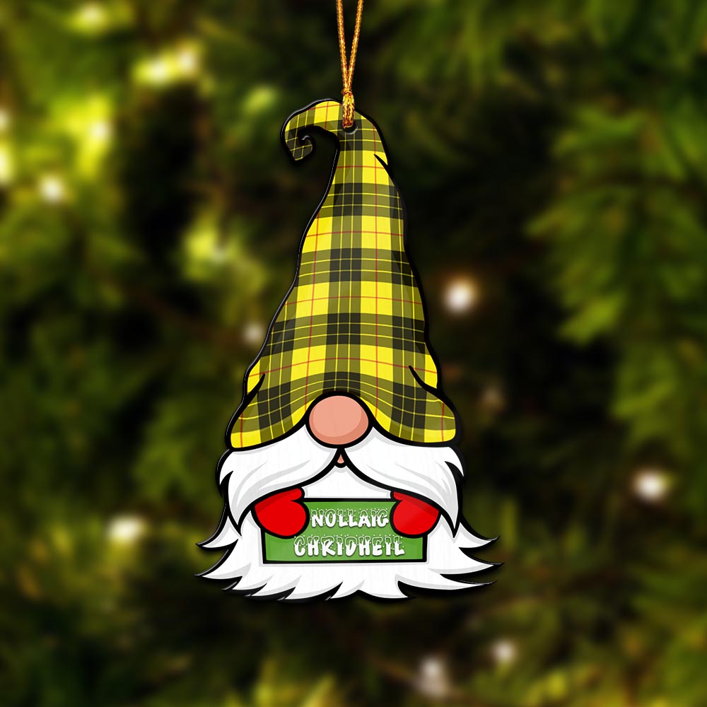 MacLeod (McLeod) Gnome Christmas Ornament with His Tartan Christmas Hat - Tartan Vibes Clothing