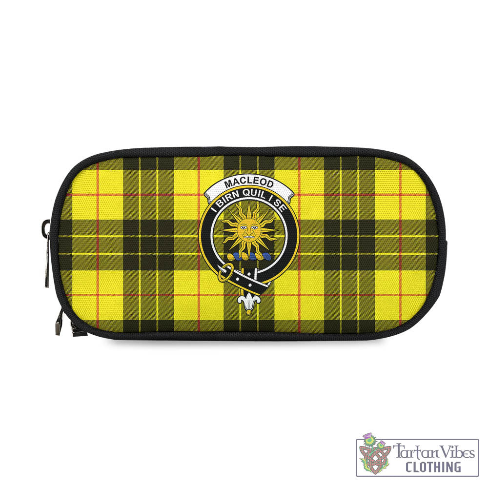 Tartan Vibes Clothing MacLeod of Lewis Modern Tartan Pen and Pencil Case with Family Crest