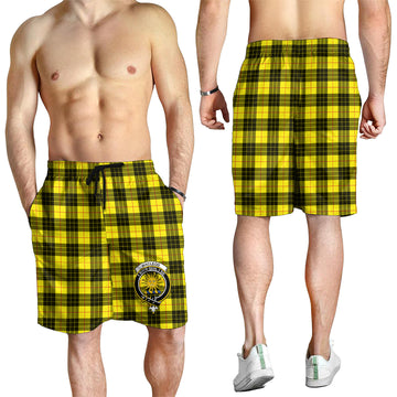 MacLeod (McLeod) Tartan Mens Shorts with Family Crest