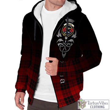 MacLeod of Raasay Tartan Sherpa Hoodie Featuring Alba Gu Brath Family Crest Celtic Inspired