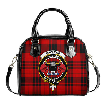 MacLeod of Raasay Tartan Shoulder Handbags with Family Crest