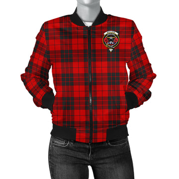 MacLeod of Raasay Tartan Bomber Jacket with Family Crest