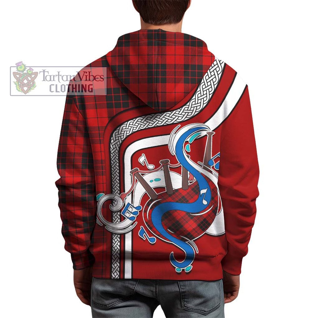 MacLeod of Raasay Tartan Hoodie with Epic Bagpipe Style - Tartanvibesclothing Shop