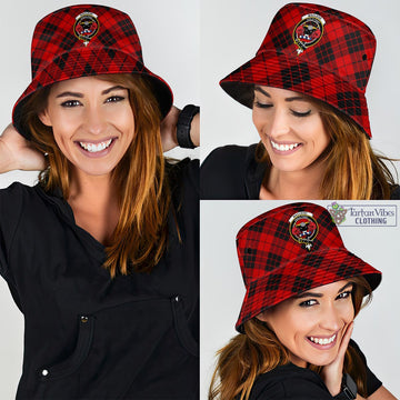 MacLeod of Raasay Tartan Bucket Hat with Family Crest