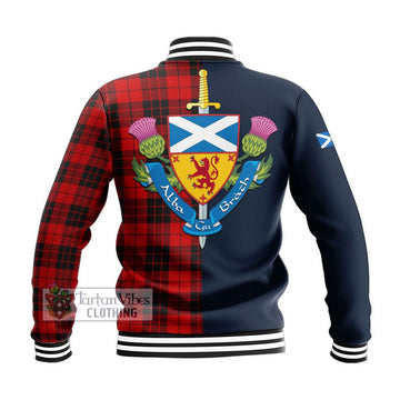 MacLeod of Raasay Tartan Baseball Jacket Alba with Scottish Lion Royal Arm Half Style