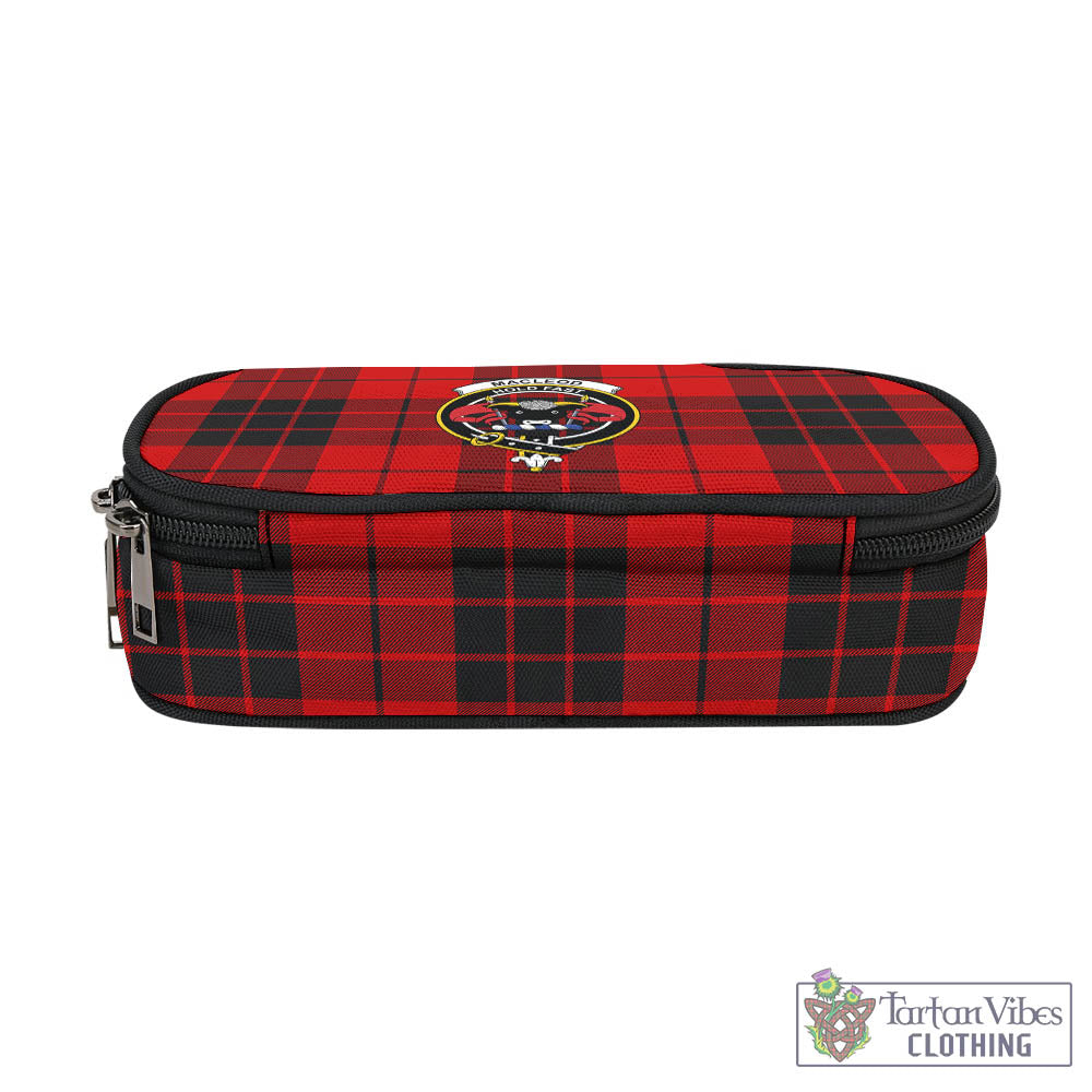 Tartan Vibes Clothing MacLeod of Raasay Tartan Pen and Pencil Case with Family Crest