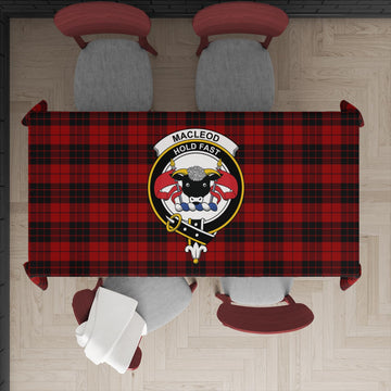 MacLeod of Raasay Highland Tartan Tablecloth with Family Crest