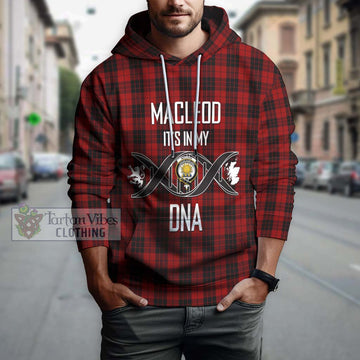 MacLeod of Raasay Highland Tartan Hoodie with Family Crest DNA In Me Style