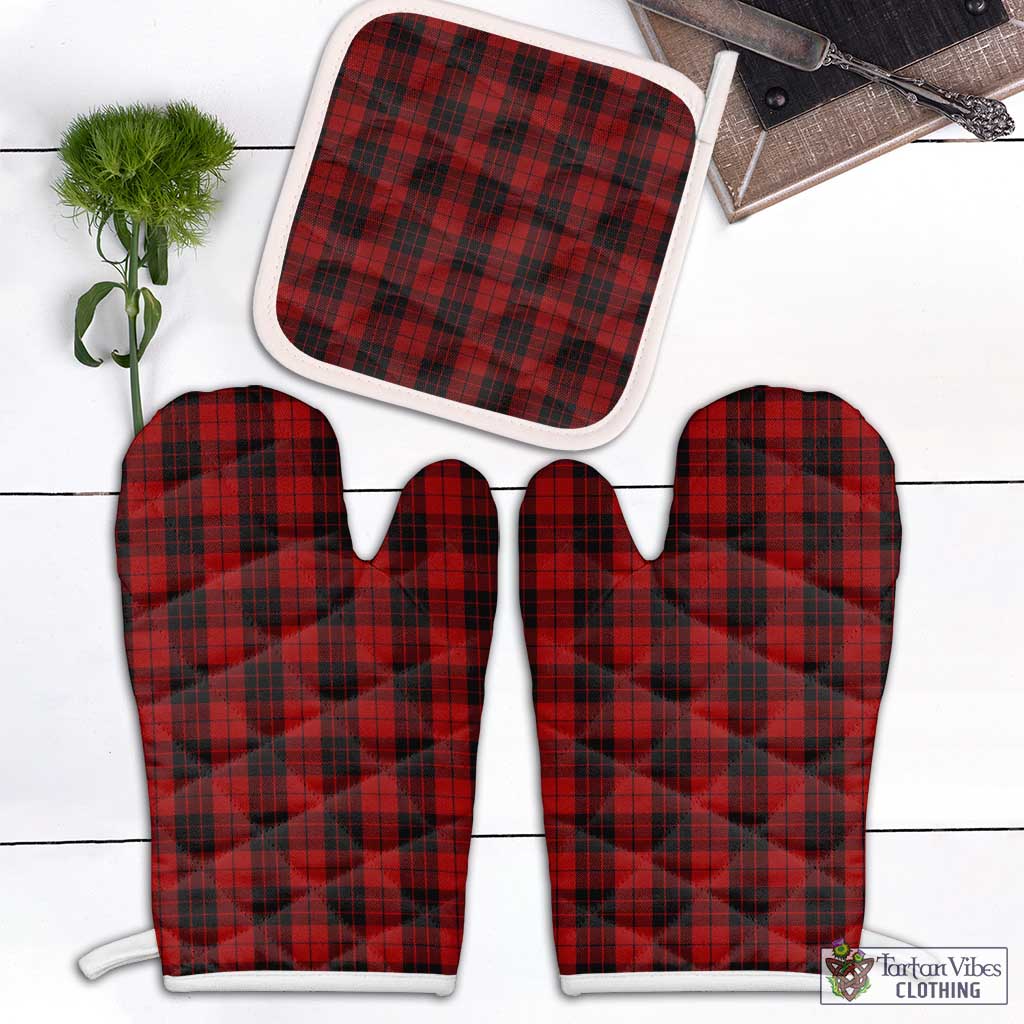 MacLeod of Raasay Highland Tartan Combo Oven Mitt & Pot-Holder Combo 1 Oven Mitt & 1 Pot-Holder White - Tartan Vibes Clothing