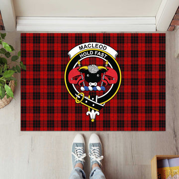 MacLeod of Raasay Highland Tartan Door Mat with Family Crest