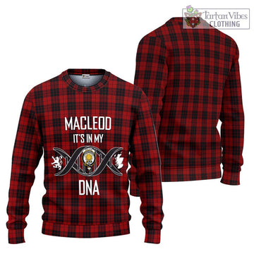 MacLeod of Raasay Highland Tartan Ugly Sweater with Family Crest DNA In Me Style