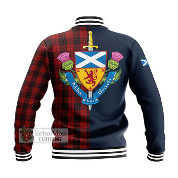 MacLeod of Raasay Highland Tartan Baseball Jacket Alba with Scottish Lion Royal Arm Half Style