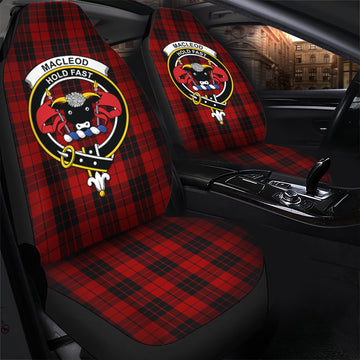 MacLeod of Raasay Highland Tartan Car Seat Cover with Family Crest