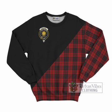 MacLeod of Raasay Highland Tartan Sweatshirt with Family Crest and Military Logo Style