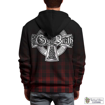 MacLeod of Raasay Highland Tartan Hoodie Featuring Alba Gu Brath Family Crest Celtic Inspired