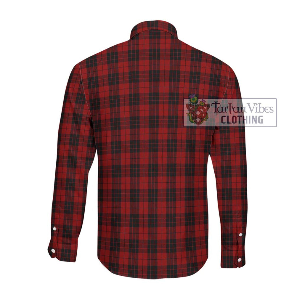 MacLeod of Raasay Highland Tartan Long Sleeve Button Shirt with Family Crest DNA In Me Style - Tartanvibesclothing Shop