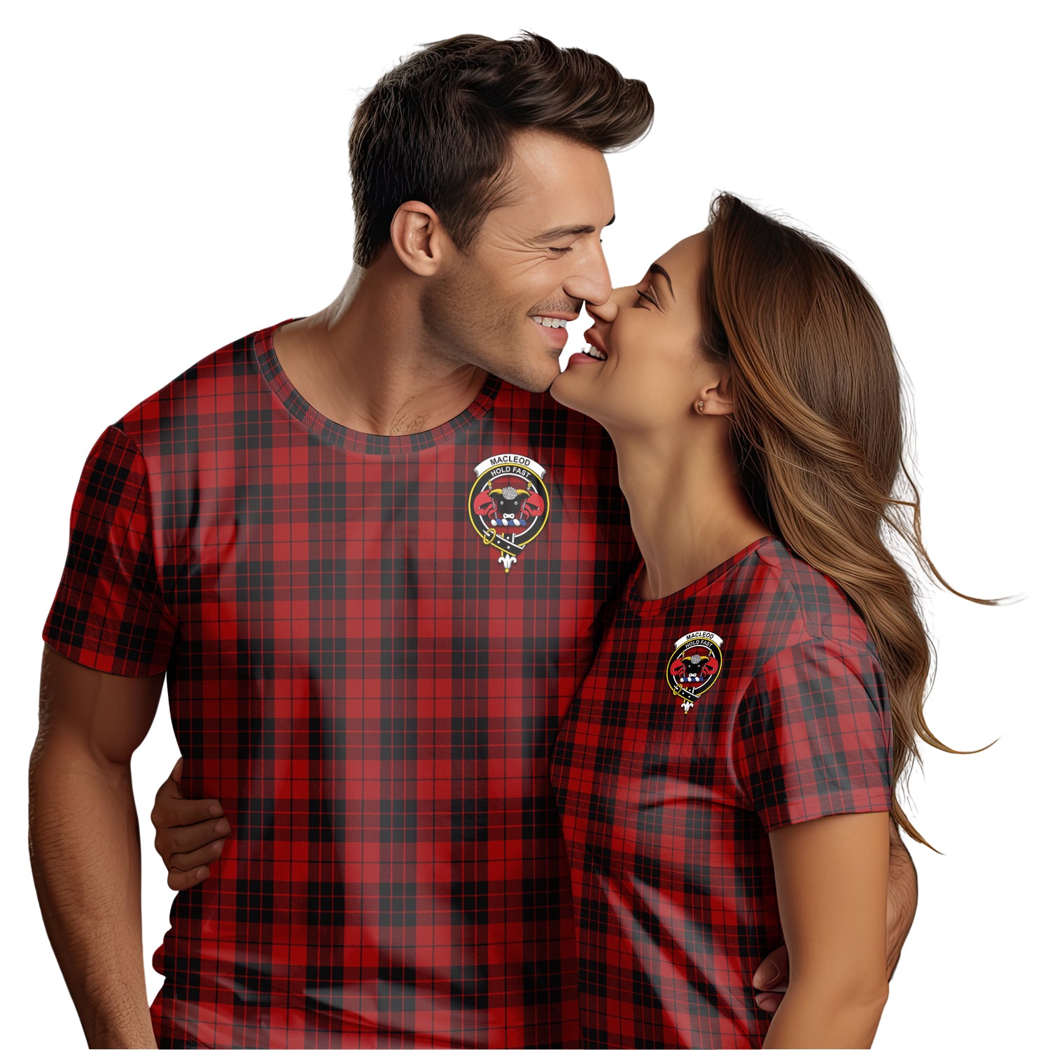 MacLeod of Raasay Highland Tartan T-Shirt with Family Crest - Tartan Vibes Clothing