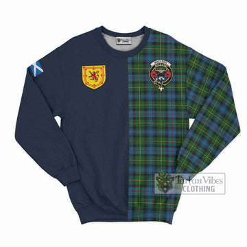 MacLeod of Skye Tartan Sweatshirt Alba with Scottish Lion Royal Arm Half Style