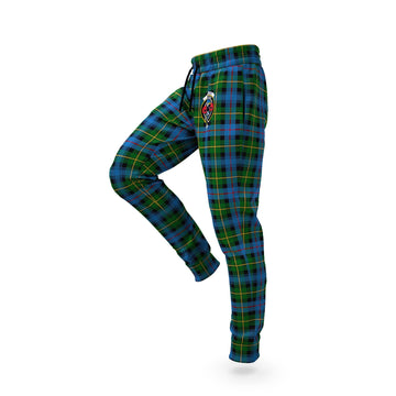 MacLeod of Skye Tartan Joggers Pants with Family Crest