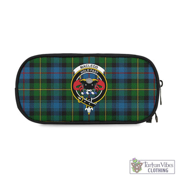 MacLeod of Skye Tartan Pen and Pencil Case with Family Crest