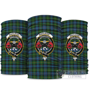 MacLeod of Skye Tartan Neck Gaiters, Tartan Bandanas, Tartan Head Band with Family Crest