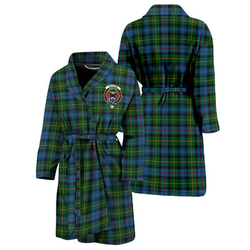 MacLeod of Skye Tartan Bathrobe with Family Crest