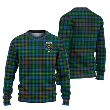 MacLeod of Skye Tartan Ugly Sweater with Family Crest