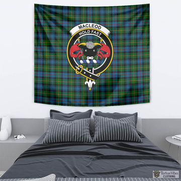 MacLeod of Skye Tartan Tapestry Wall Hanging and Home Decor for Room with Family Crest