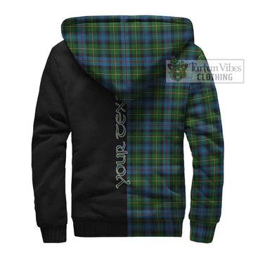 MacLeod of Skye Tartan Sherpa Hoodie with Family Crest and Half Of Me Style