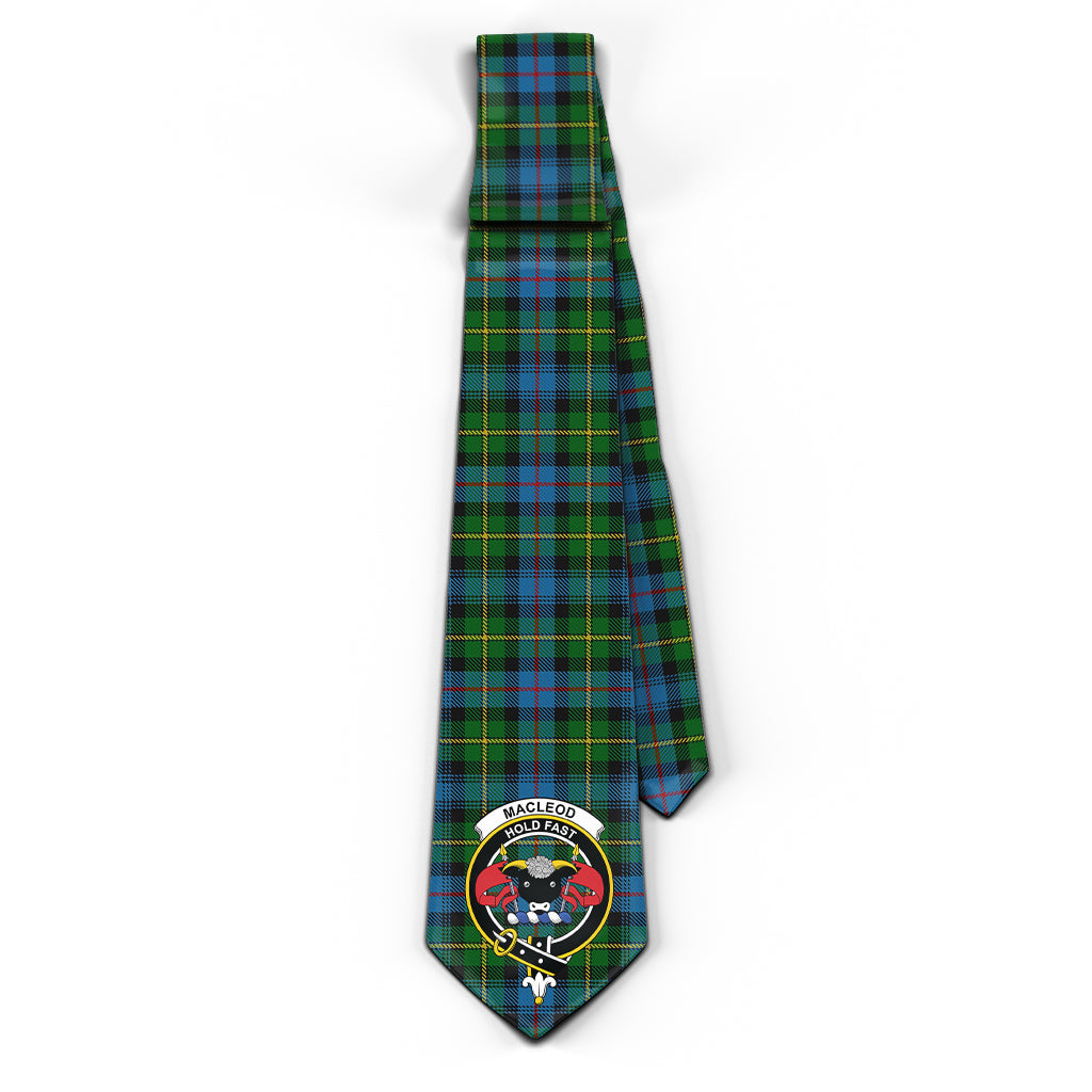 macleod-of-skye-tartan-classic-necktie-with-family-crest