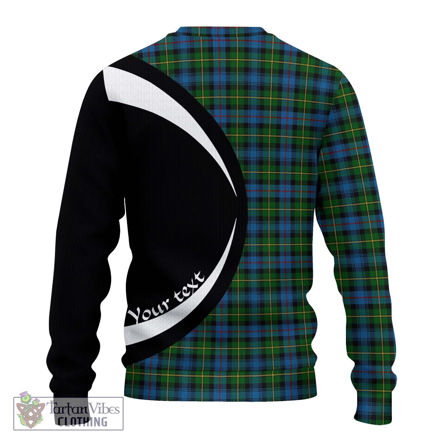 MacLeod of Skye Tartan Knitted Sweater with Family Crest Circle Style - Tartan Vibes Clothing