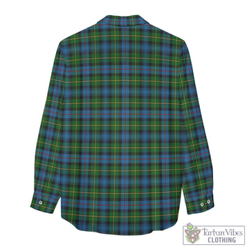 MacLeod of Skye Tartan Women's Casual Shirt with Family Crest