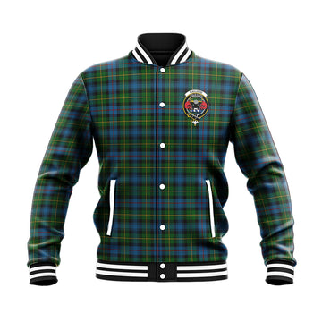 MacLeod of Skye Tartan Baseball Jacket with Family Crest