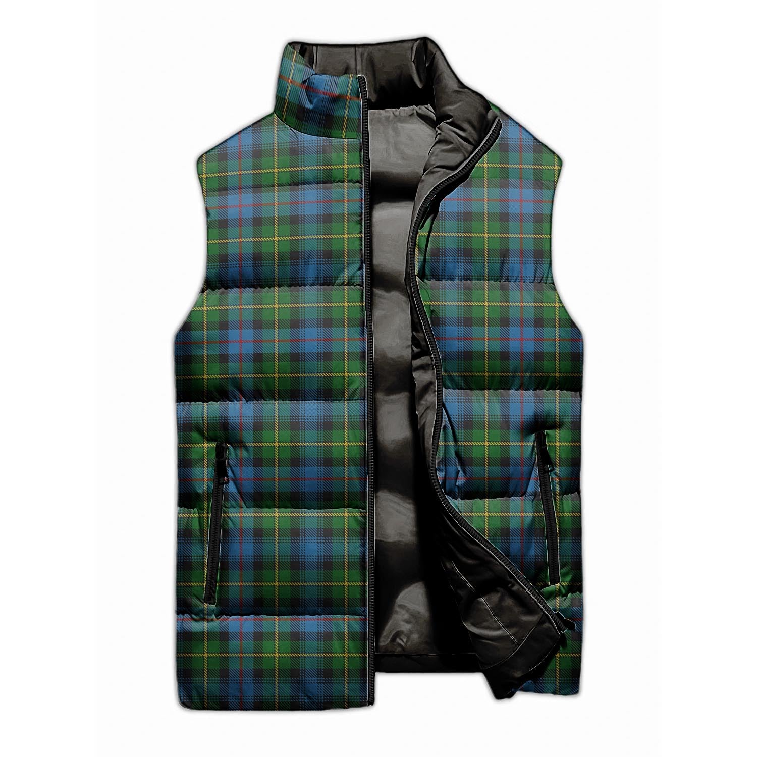 MacLeod of Skye Tartan Sleeveless Puffer Jacket - Tartanvibesclothing