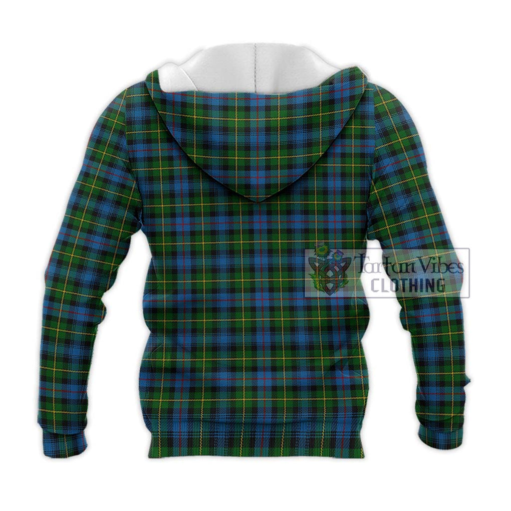 MacLeod of Skye Tartan Knitted Hoodie with Family Crest DNA In Me Style - Tartanvibesclothing Shop