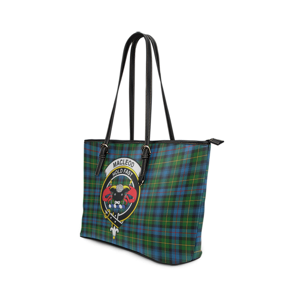 macleod-of-skye-tartan-leather-tote-bag-with-family-crest