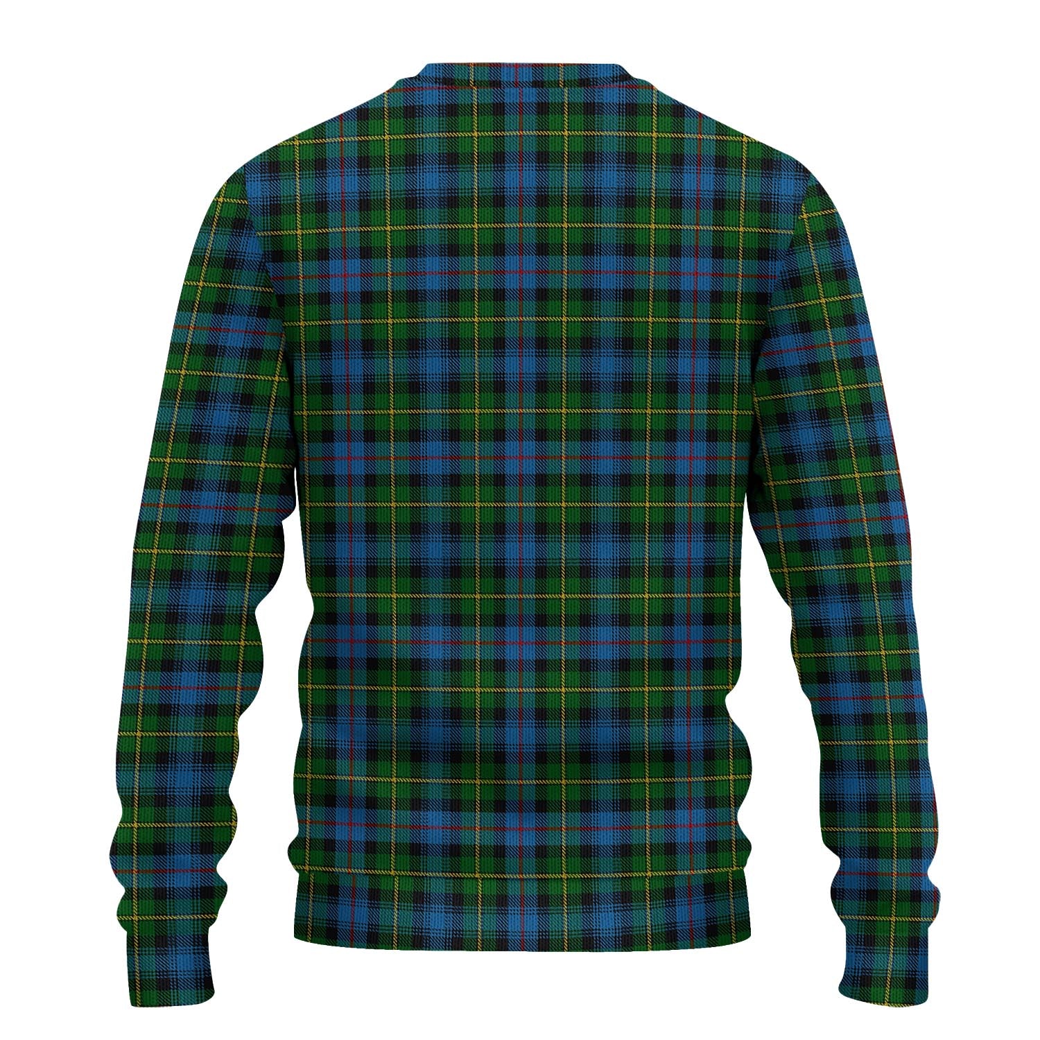 MacLeod of Skye Tartan Knitted Sweater with Family Crest - Tartanvibesclothing