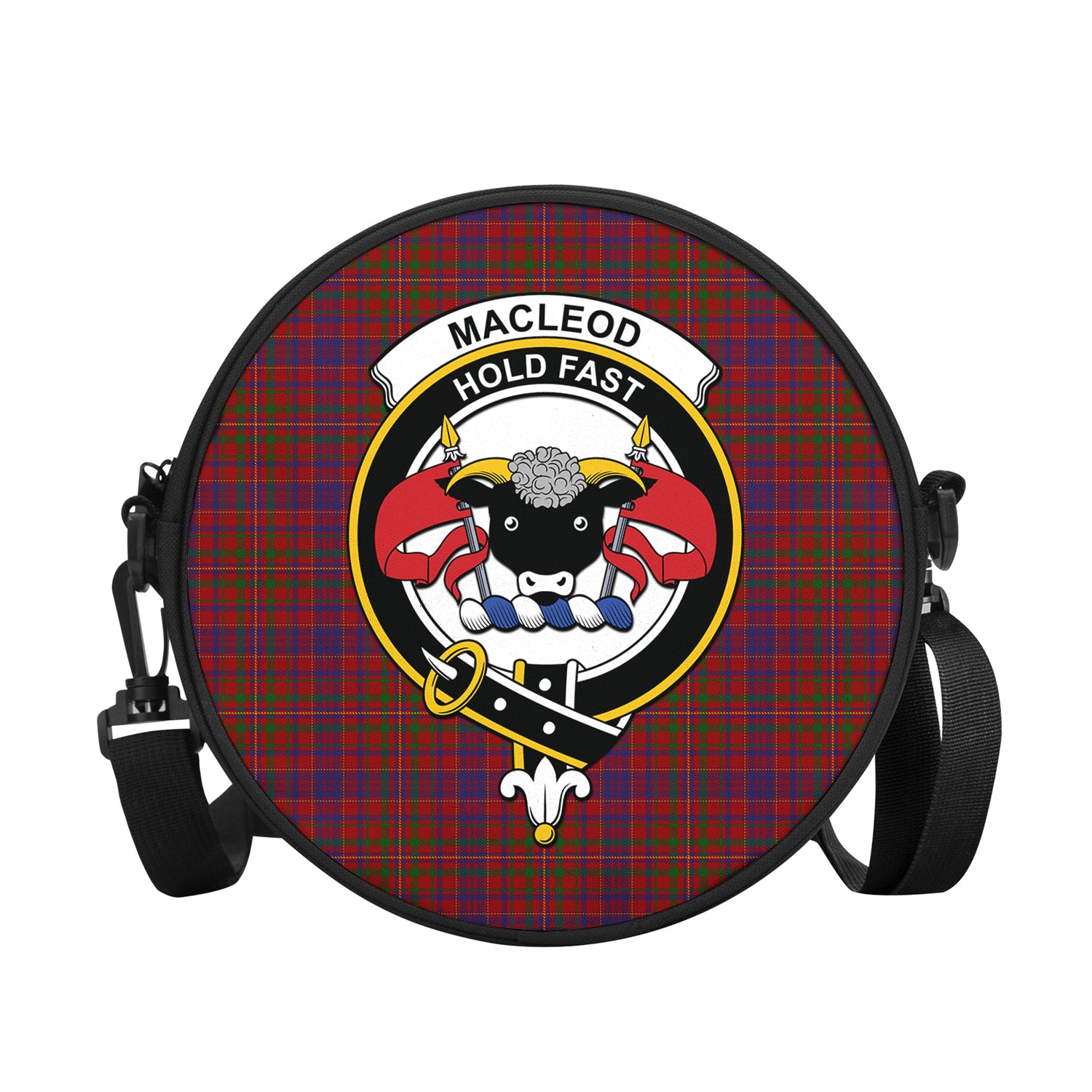 macleod-red-tartan-round-satchel-bags-with-family-crest