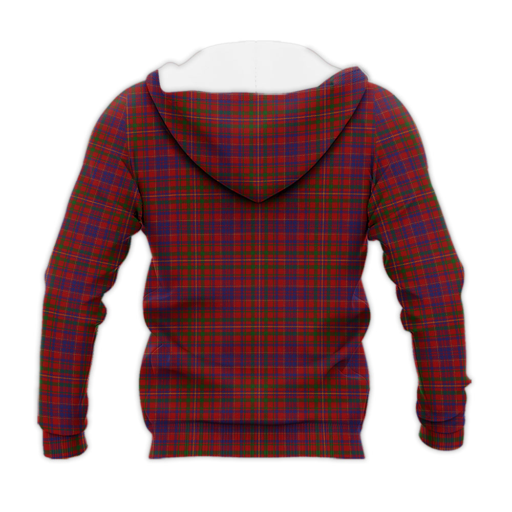 macleod-red-tartan-knitted-hoodie-with-family-crest