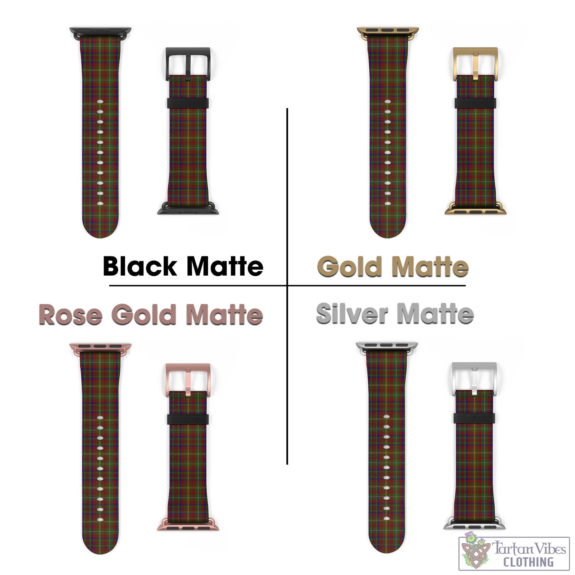 Tartan Vibes Clothing MacMaster Tartan Watch Band