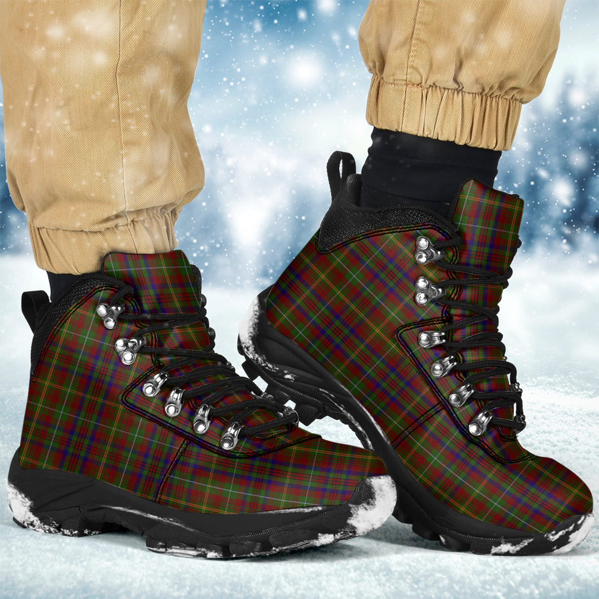 MacMaster (McMaster) Tartan Alpine Boots Men's Boots - Tartan Vibes Clothing