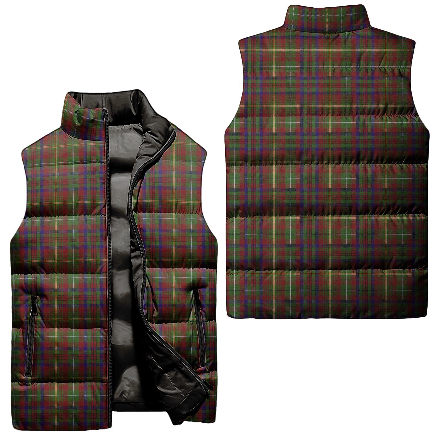 MacMaster Tartan Sleeveless Puffer Jacket Unisex - Tartanvibesclothing