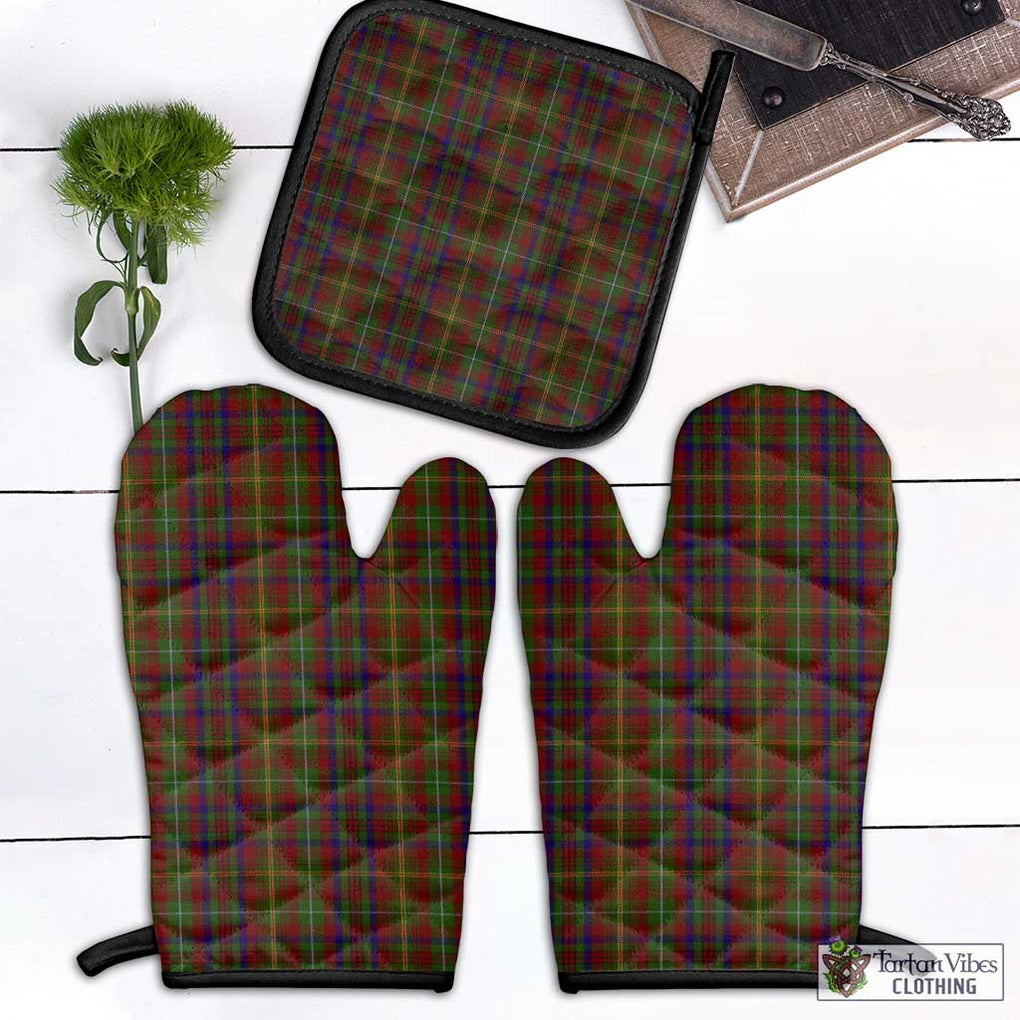 MacMaster (McMaster) Tartan Combo Oven Mitt & Pot-Holder Black - Tartan Vibes Clothing