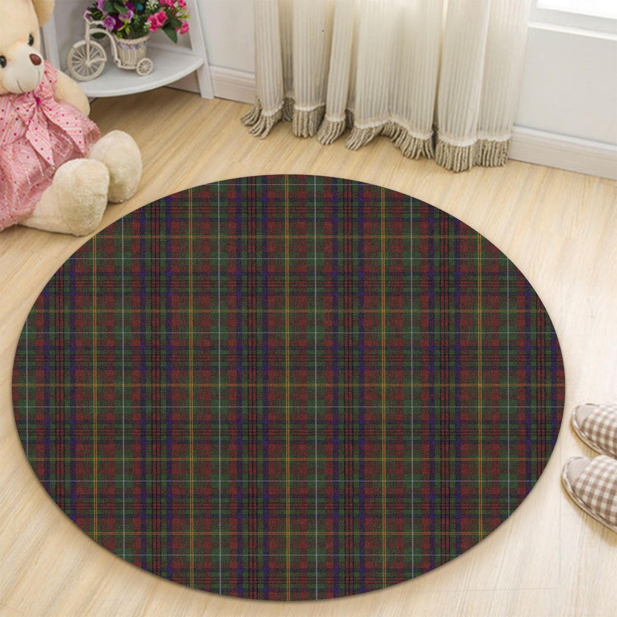 MacMaster (McMaster) Tartan Round Rug - Tartan Vibes Clothing