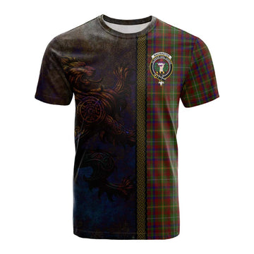 MacMaster (McMaster) Tartan Family Crest Cotton T-shirt Alba Gu Brath Be Brave Lion Ancient Style Kid's Shirt - Tartan Vibes Clothing