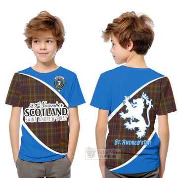 MacMaster (McMaster) Family Crest Tartan Kid T-Shirt Celebrate Saint Andrew's Day in Style