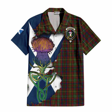MacMaster (McMaster) Tartan Family Crest Hawaiian Shirt Scottish Thistle Celtic Inspired Kid - Tartan Vibes Clothing
