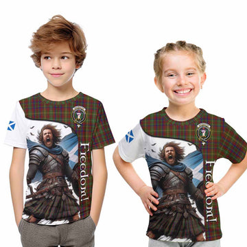 MacMaster (McMaster) Crest Tartan Kid T-Shirt Inspired by the Freedom of Scottish Warrior