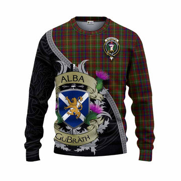 MacMaster (McMaster) Tartan Family Crest Knitted Sweater Lion Rampant Royal Thistle Shield Celtic Inspired Unisex - Tartan Vibes Clothing